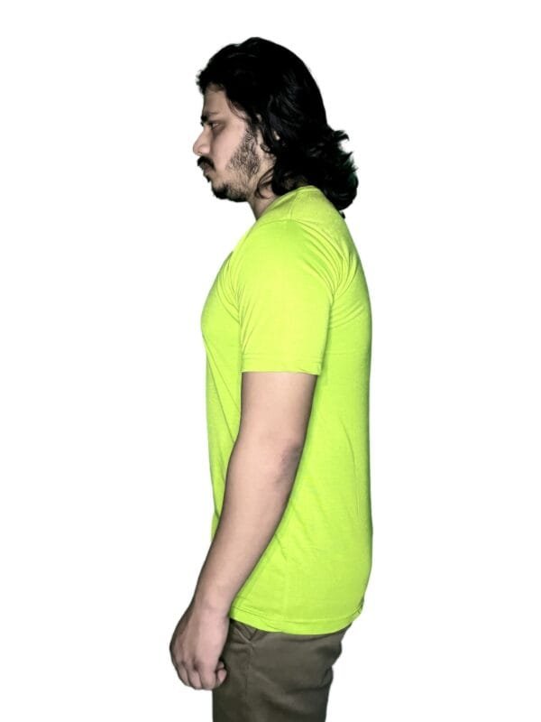 Zyren Bright Neon Tee with Motivational 'Protect Your Peace' Message - Image 4